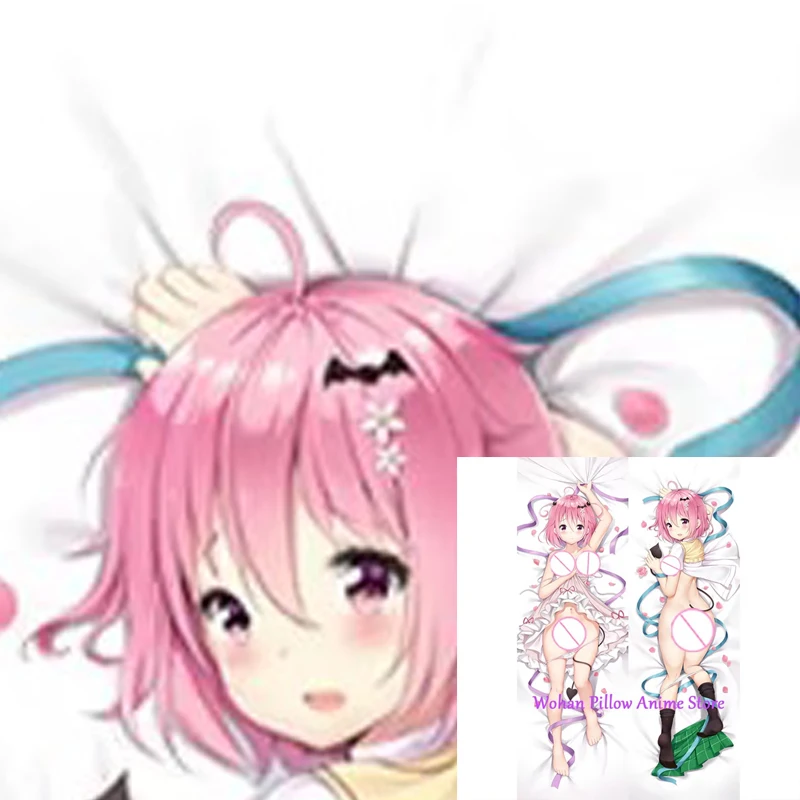 

Dakimakura Anime Pillow Cover Momo Double Sided Print Life-size Halloween Christmas