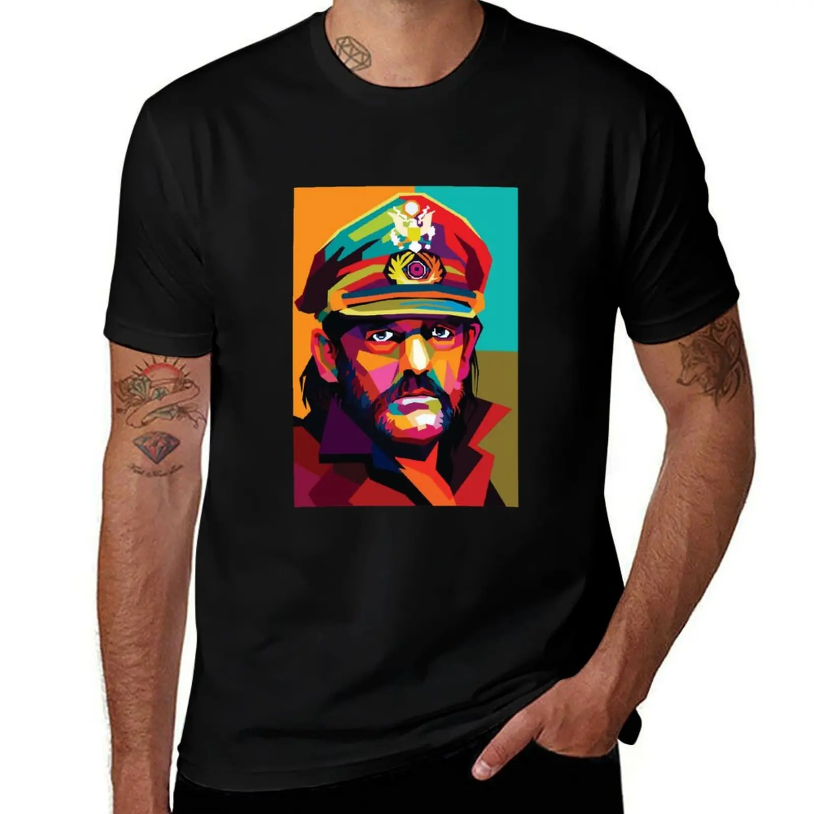 Music Retro Lemmy Premium Scoop Awesome For Music Fans T-Shirt plus size tops customs shirts men graphic