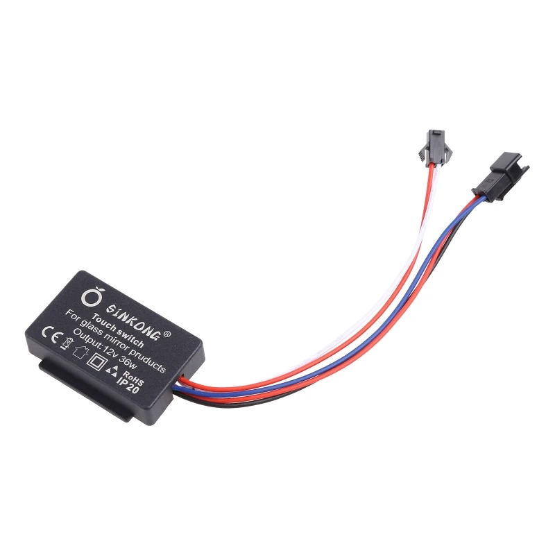 Gương phòng tắm Công tắc Loại khóa cho cảm biến cảm ứng cho đèn LED Gương đèn pha thả vận chuyển