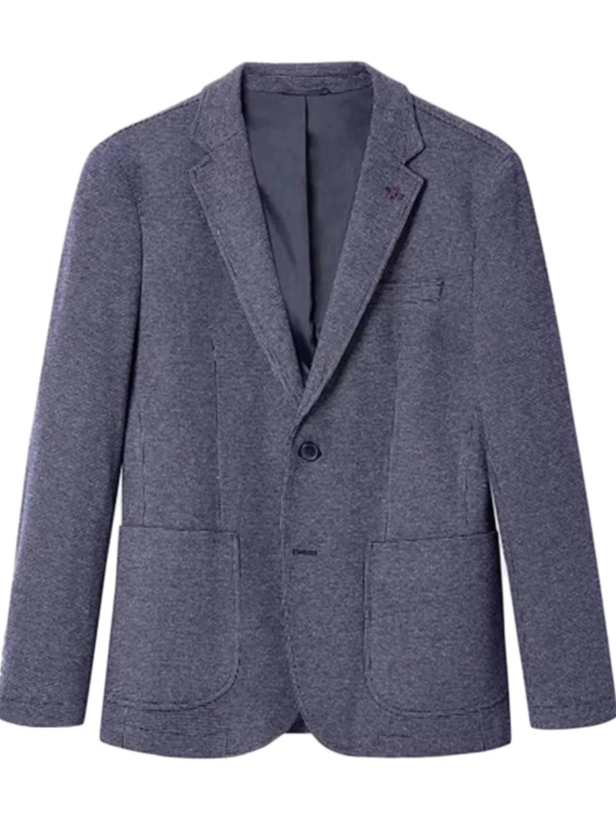 

Romeo мужской осенний повседневный однобортный костюм-джат с нагрудником с плоским воротником, деловая повседневная мужская верхняя одежда