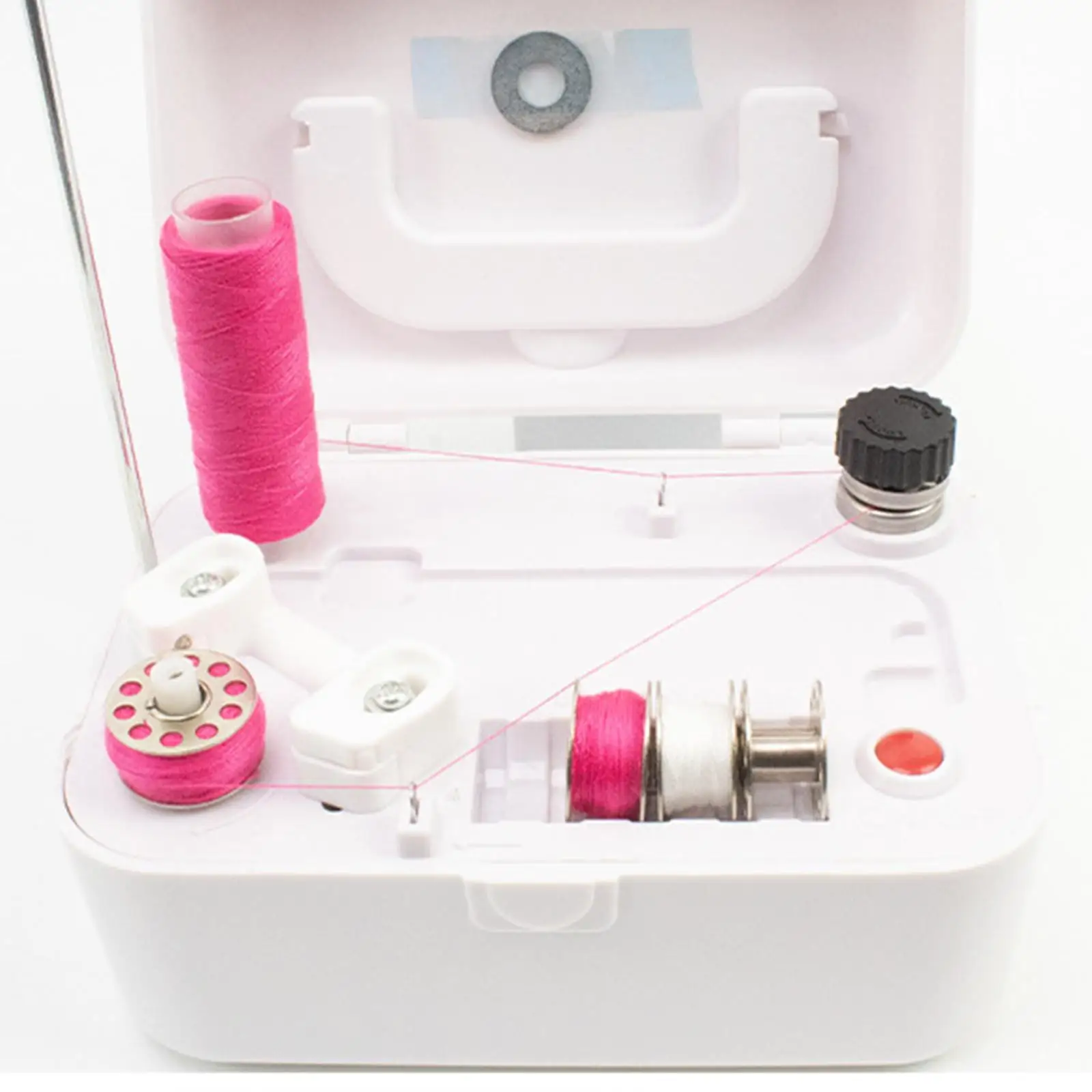 Electrical Bobbin Winder Machine Sewing Machine Easy to Install Compact Auto Bobbin Winder for Yarn Storage Family Household