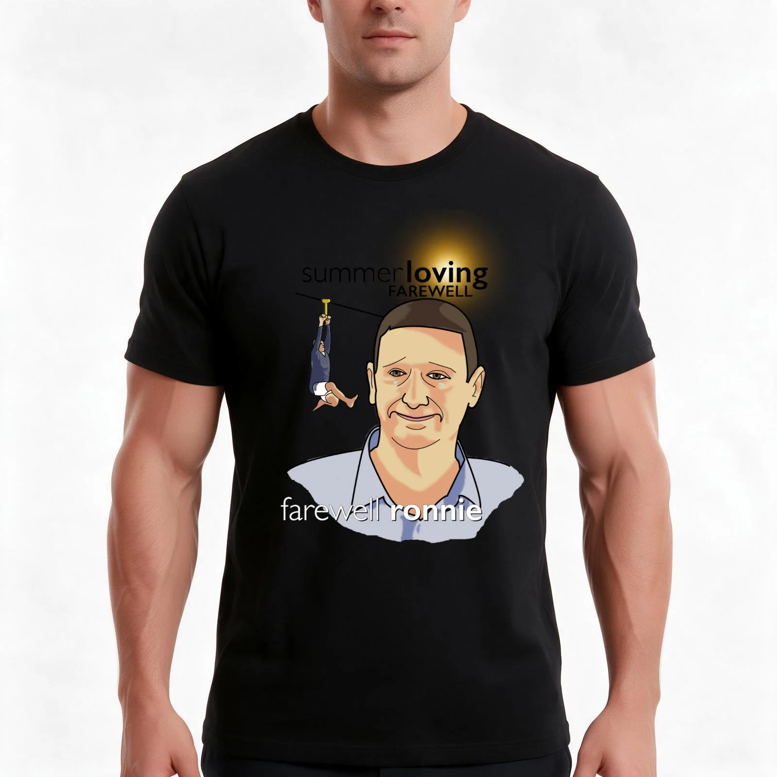 Is Ronnie Here For the Right Reasons? T-Shirt, Summer Casual Cotton Tee, Oversized Streetwear Tops, Vintage Graphic Print