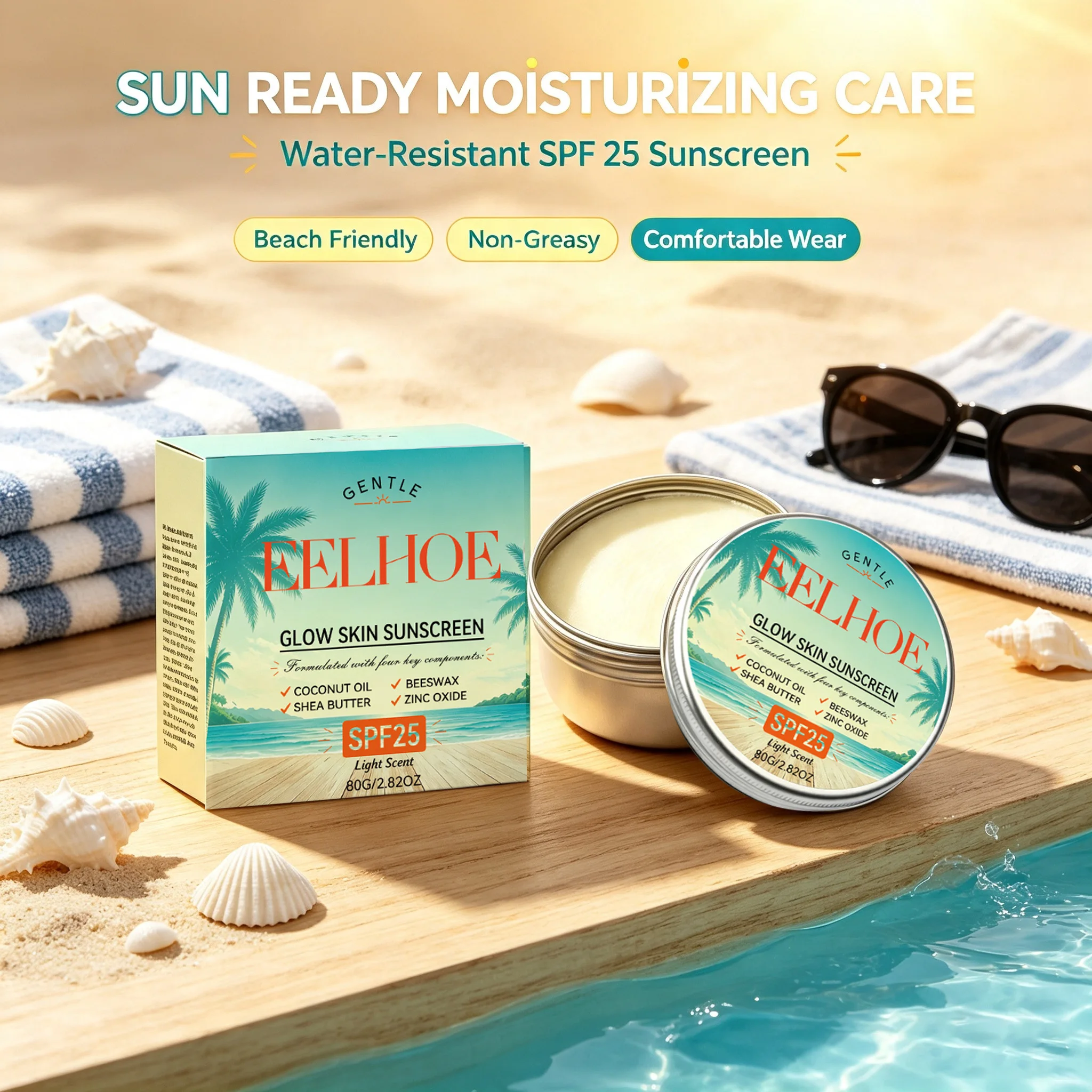 Physical Sunscreen Mineral - واقي شمس فيزيائي بخلاصة أكسيد الزنك