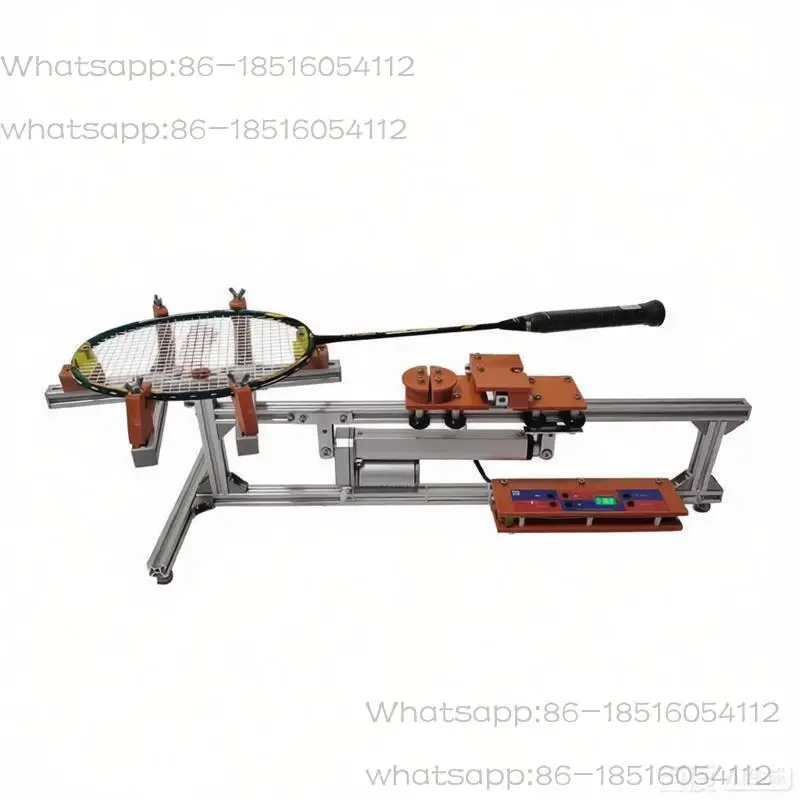 Smart Clamp-Type Electric Badminton Racket Stringing Machine Wire Stretcher DIY Racket Frame Threading Machine + Standard Tool