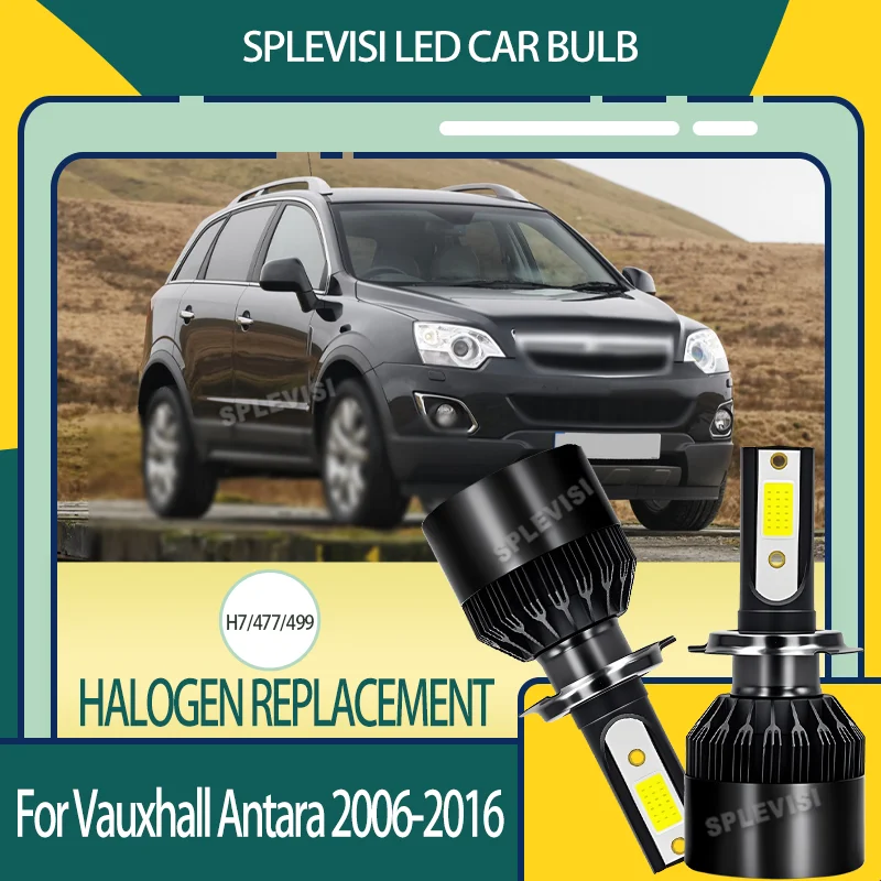 

New Upgrade Car LED Headlight High Low Beam Stable Voltage For Vauxhall Antara 2006 2007 2008 2009 2010 2011 2012 2013 2014-2016