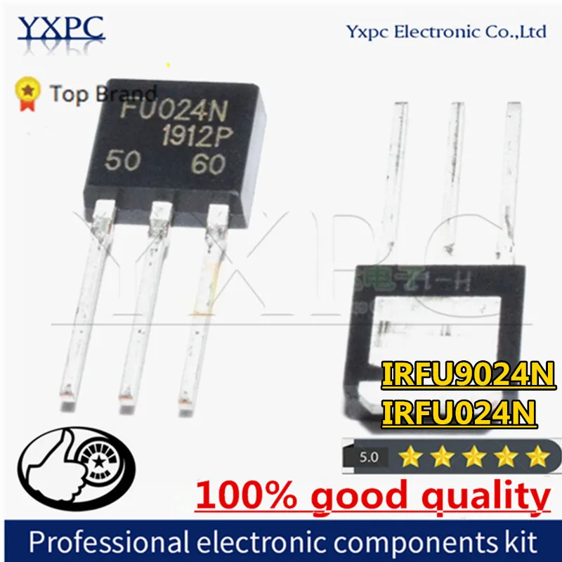 10 Stuks Irfu024n Fu024 Fu024n Fu024n Fu9024n Irfu9024n To251 Chips