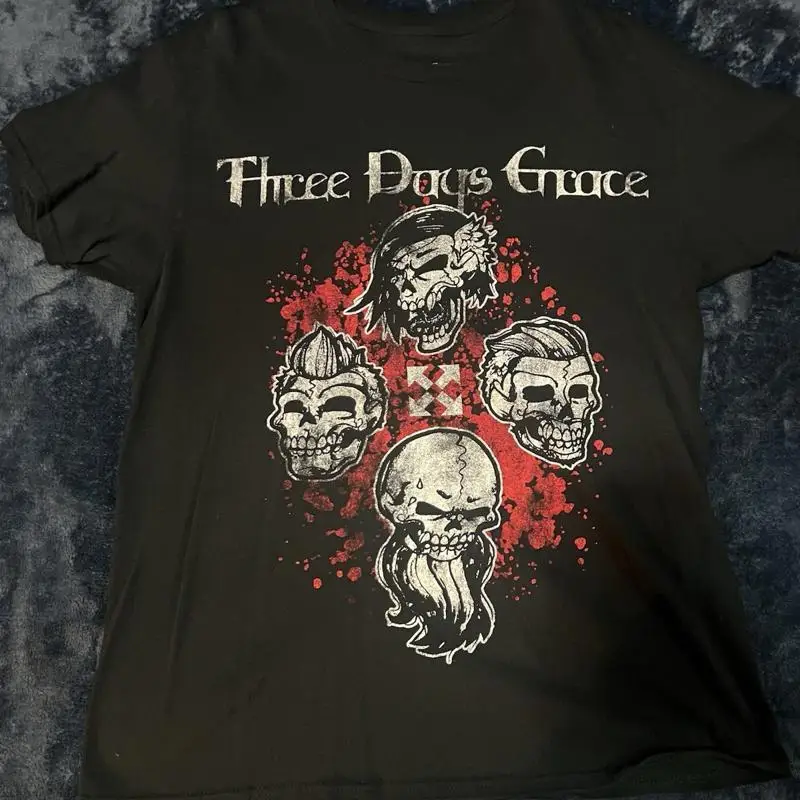 Three Days Grace EXPLOSIONS Tour T Shirt 2022 Black Medium