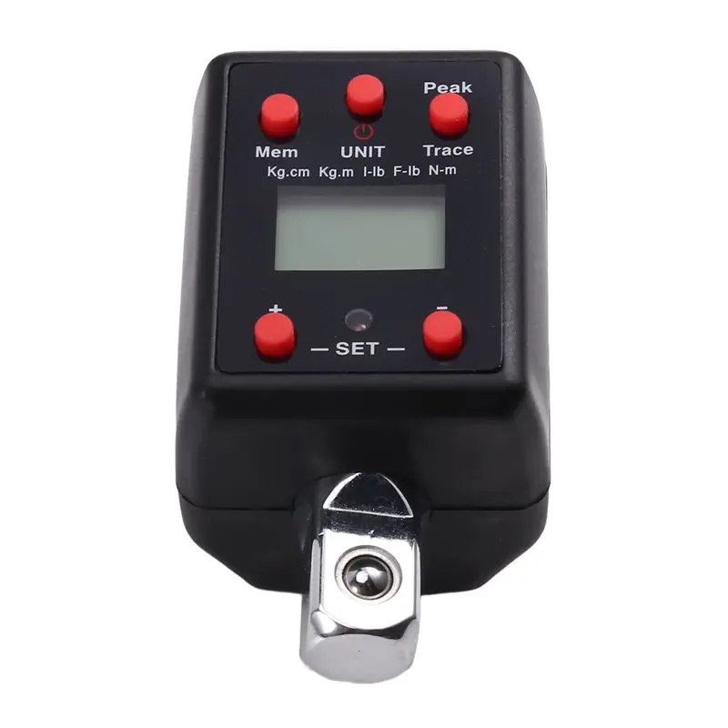 

Dual Measurement Digital Torque Wrench Adapter 1/4 3/8 1/2 3/4 Inch Drive Trace Modes 2-200 Nm in Ft-Lb & N forAutomotive Repair