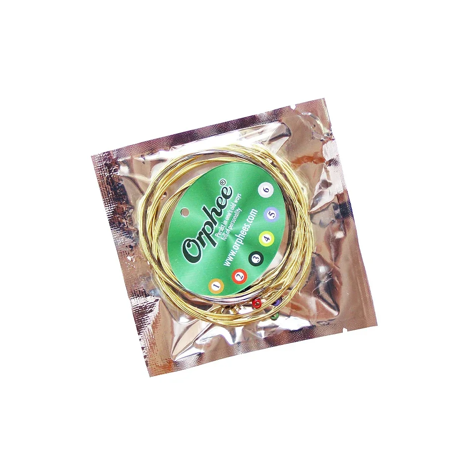 Orphee 10 Sets TX620/TX630/TX640 Acoustic Guitar Strings Set 75/25 Bronze Hexagonal Core 10-47/11-52/12-53