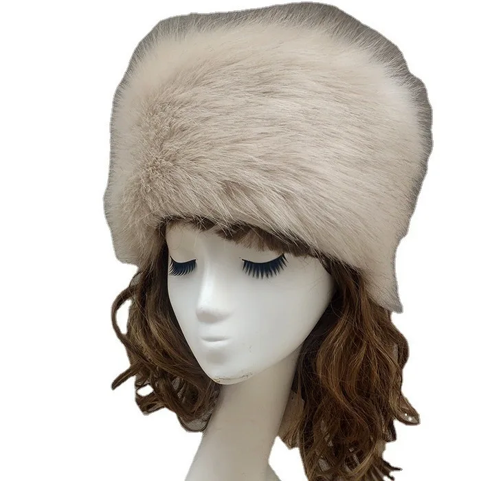 Vossenbont Vrouwelijke Winter Volledig Bont Lei Feng Hoed Gehoorbescherming Verdikte Warme Muts Outdoor Skiën Hoed Natuurlijk Echt Vossenbont Wh20