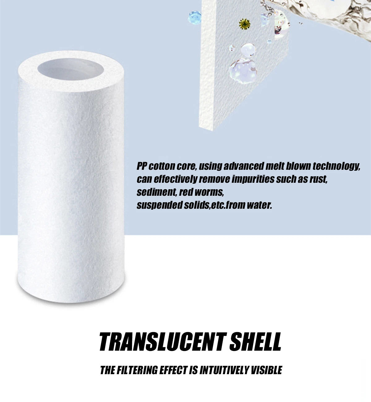 Sediment Water Filter Cartridge Replacement Filtration Osmosis Water System Toilet Seat Washing Machine Water Heater Filter