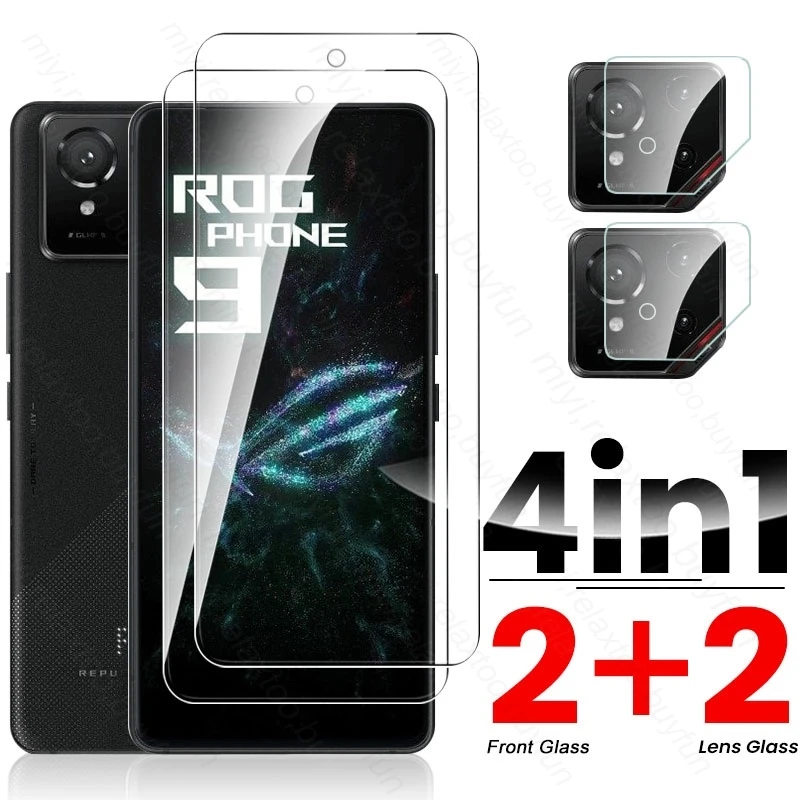 4In1 ROGPhone 9Pro 5G Camera Lens Screen Protector for Asus ROG Phone 9 Phone9 Pro 5G Protective Glass on ROGPhone9 ROGPhone9Pro