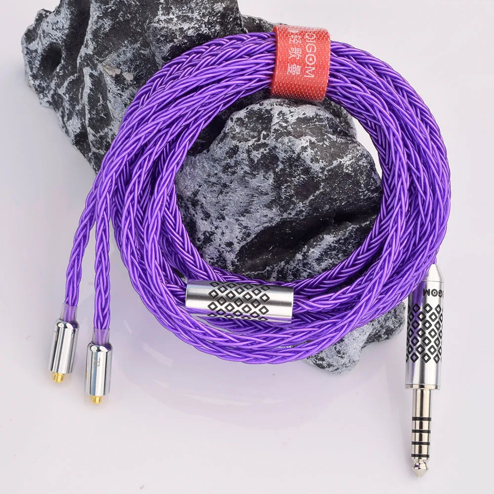 Cable MMCX para auriculares QIGOM Zixiao, campo fuerte, voz cálida, separación de tres frecuencias, Reduce la pérdida de transmisión, Cables para auriculares