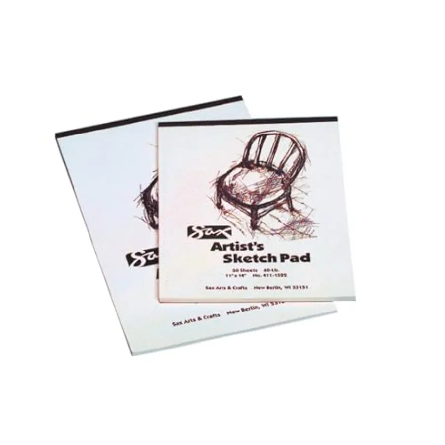 

Artists Sketch Pad ch 50 Sheets per Pad, White 45362