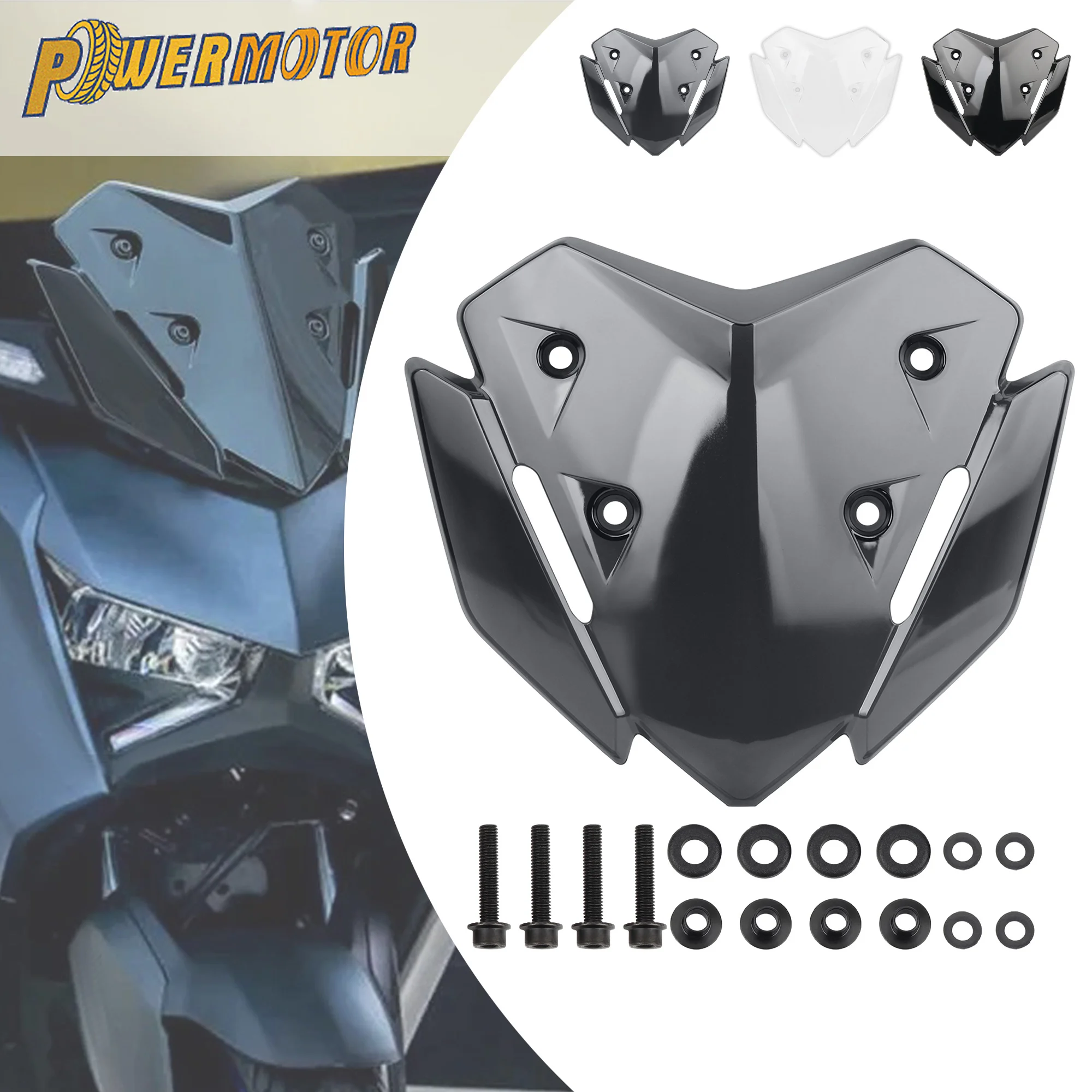 

For YAMAHA XMAX 125 250 300 Motorcycle Windshield Deflector WindScreen XMAX150 XMAX250 XMAX300 2023 2024 Scooters Accessories