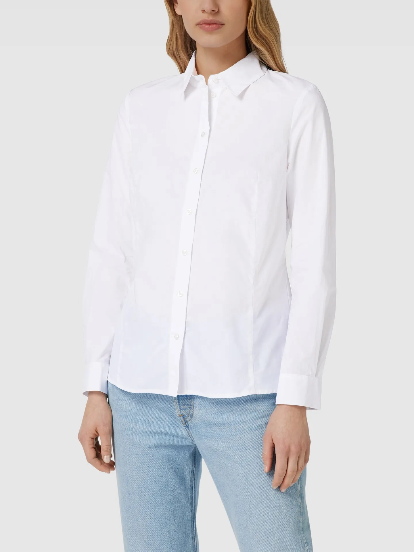 

Элегантная приталенная рубашка из шелкового хлопка с длинным рукавом в стиле OL для деловых встреч и повседневной носки, с воротником и пуговицами, Весна 2023