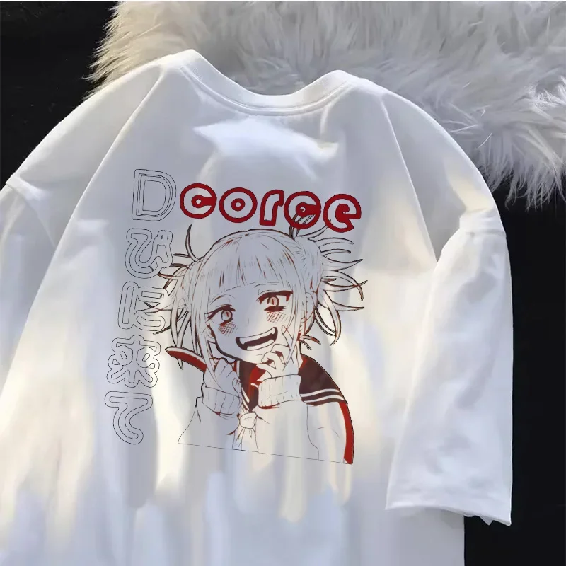 

Y2k Summer T Shirt Japanese Anime Girl Punk Goth Women T Shirt Top Tee Gilrs Funny T-shirt Harajuku Clothing Short Sleeve