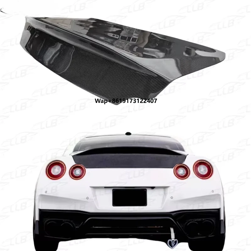 

High Quality Carbon Fiber Duckbill Luggage Cover for R35 GTR Carbon Fiber Rear Trunk Lid