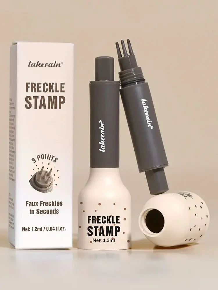 Stylo tampon pour taches de rousseur à coussin d'air liquide, tête à cinq points, Simulation naturelle, faux points, maquillage imperméable et durable