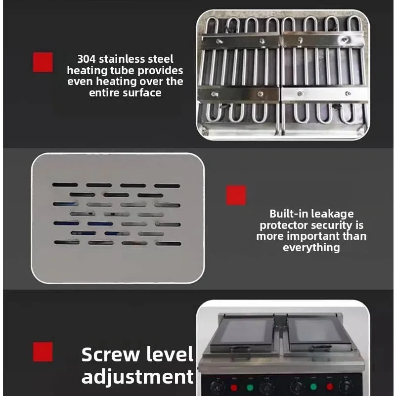 

Коммерческая электрическая машина для жарки пельменей и гёдза с цифровой панелью управления, из нержавеющей стали или со стеклянной крышкой