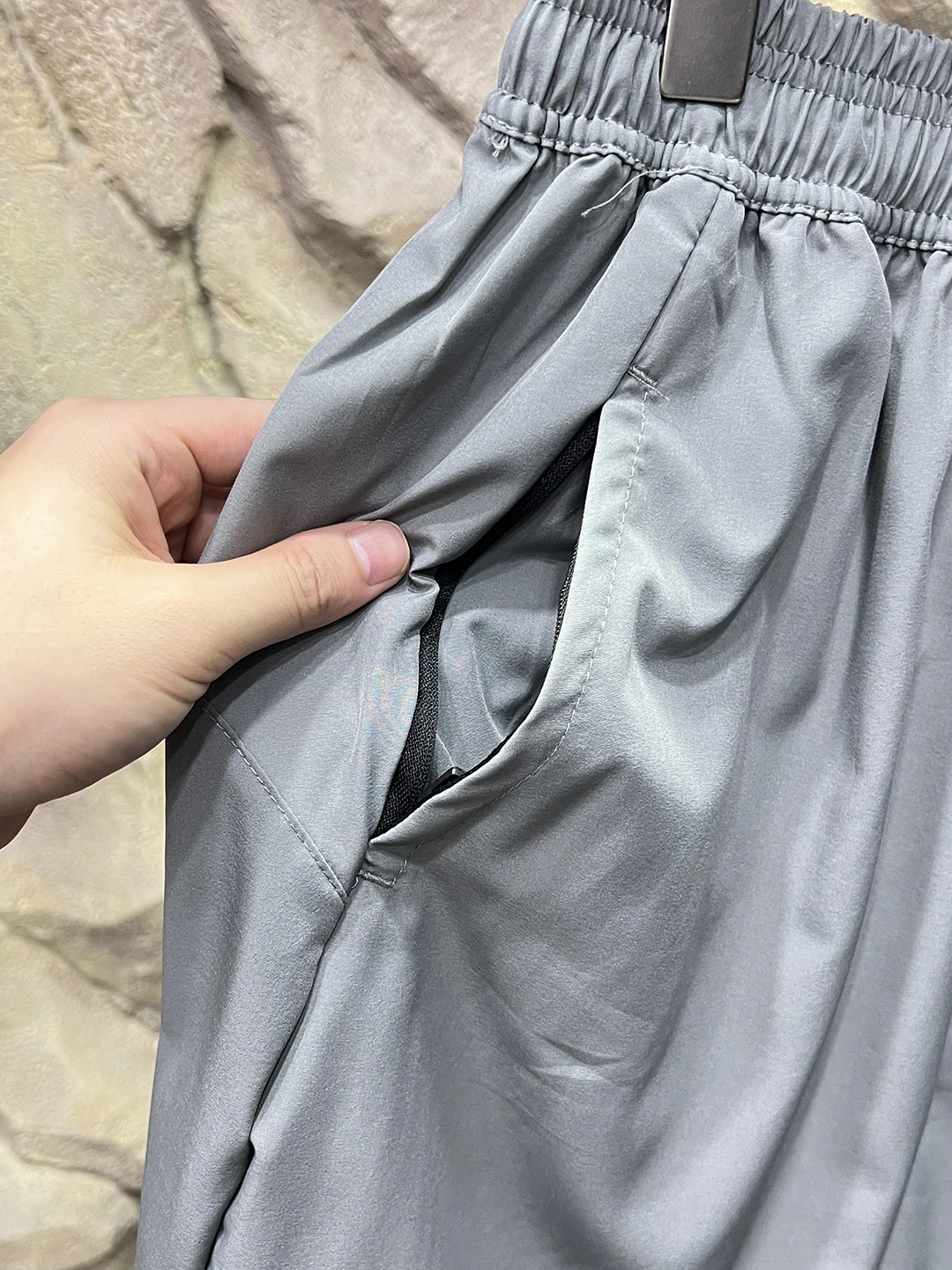 قماش الجري للرجال في الهواء الطلق Qui Dry Me Ba قماش الخصر طاقة شبابية Sle نموذج رقيق غير رسمي أمريكي صيفي جديد #4