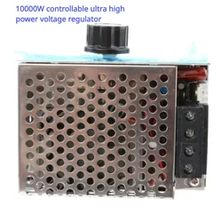10000W AC110V 220V 75A SCR Voltage Regulator Speed Controller Dimmer Thermostat
