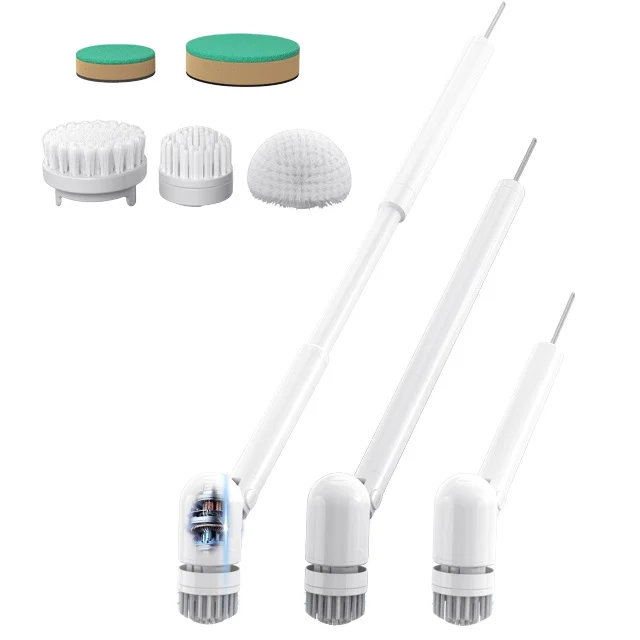 

Многофункциональная электрическая щетка для чистки 5-в-1, ванная комната, окно, кухня, туалет, автомобильная бытовая вращающаяся чистящая машина