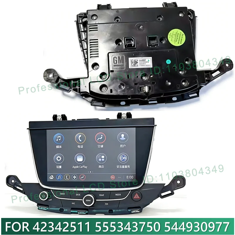 Original 8 Inch LCD Display Screen With Frame For O p el A st ra 2017 Astra K 2016 2Chevrolet Car DVD GPS Navigaiton LCD Monitor
