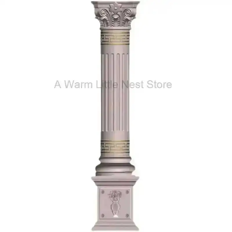 Roman Villa ABS Column Plastic Gates Column Molds Cement Column Square Pier Mold European Architectural Fence Garden Decorations