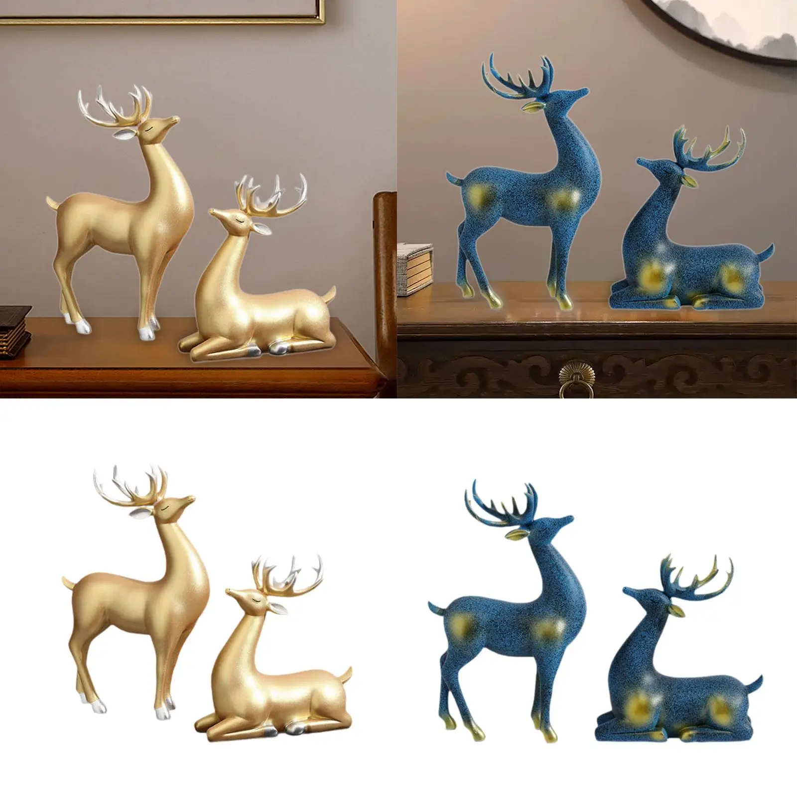 2 Pieces Reindeer F…
