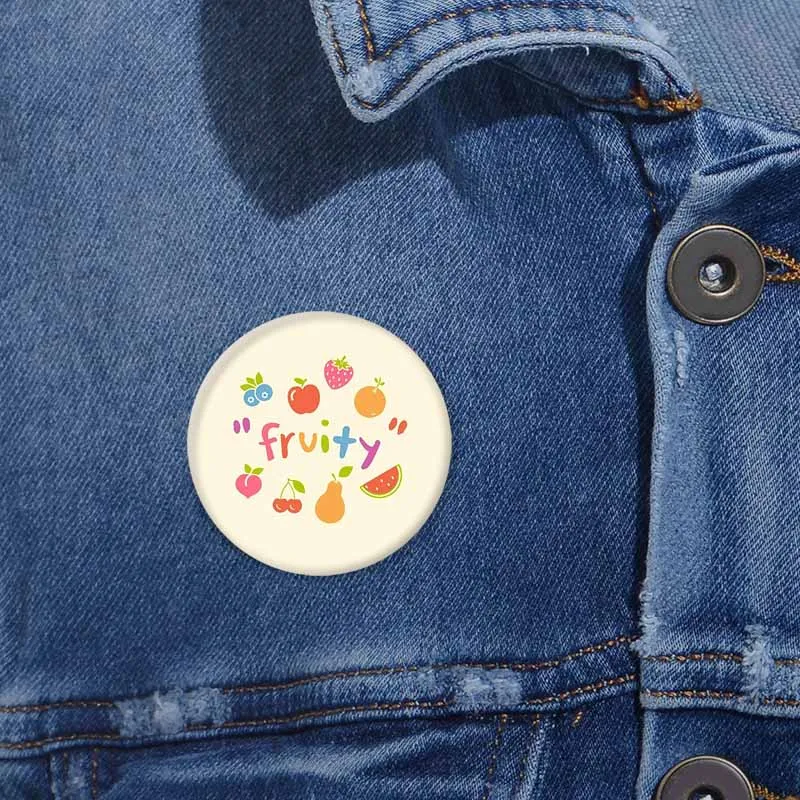 Creative LGBT Flag Rainbow Heart Button Pins Handmade Tinplate Round Brooch Peace and Love Pride Badge Jewelry Gifts for Friend