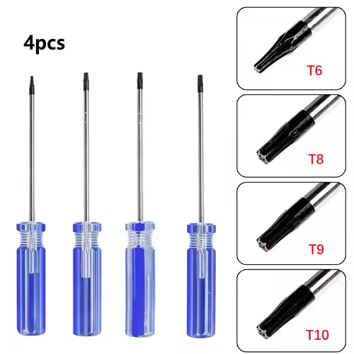 Magnetic Torx Screwdriver Sets Precision T6 T8 T9 T10 Torx Security Repair Tool Kit for Xbox 360 Wireless Controller FIF66 - Image 7