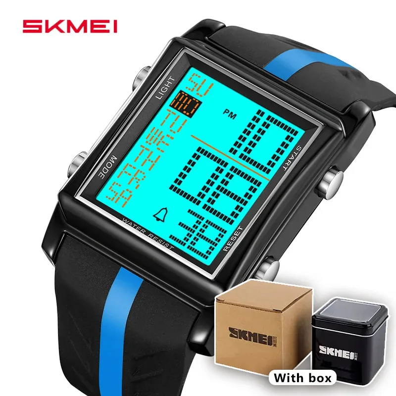 

Men's Fashion Display Luxury Wristwatch SKMEI Watches Back Light Sport Digital