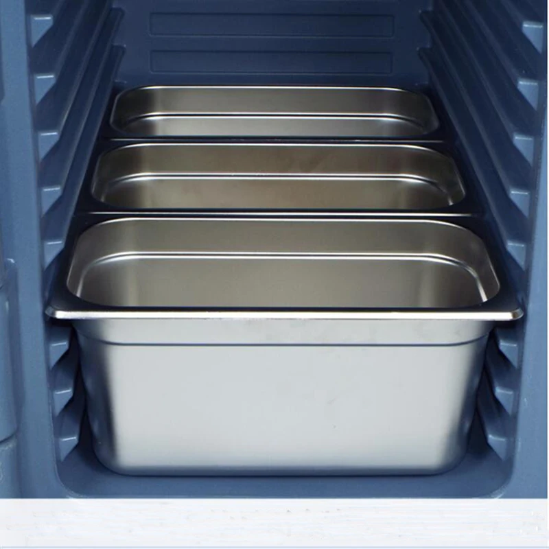 حامل طعام معزول محمول قابل للتوسيع، حاويات تسخين الأطباق الحرارية الساخنة والباردة