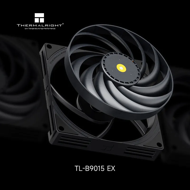 Thermalright TL-B9015 EX 92mm LCP Ultra-Thin Fan with Dual Ball Bearings Dots Glue Noise Reduction Ring Design chassis fans image 6