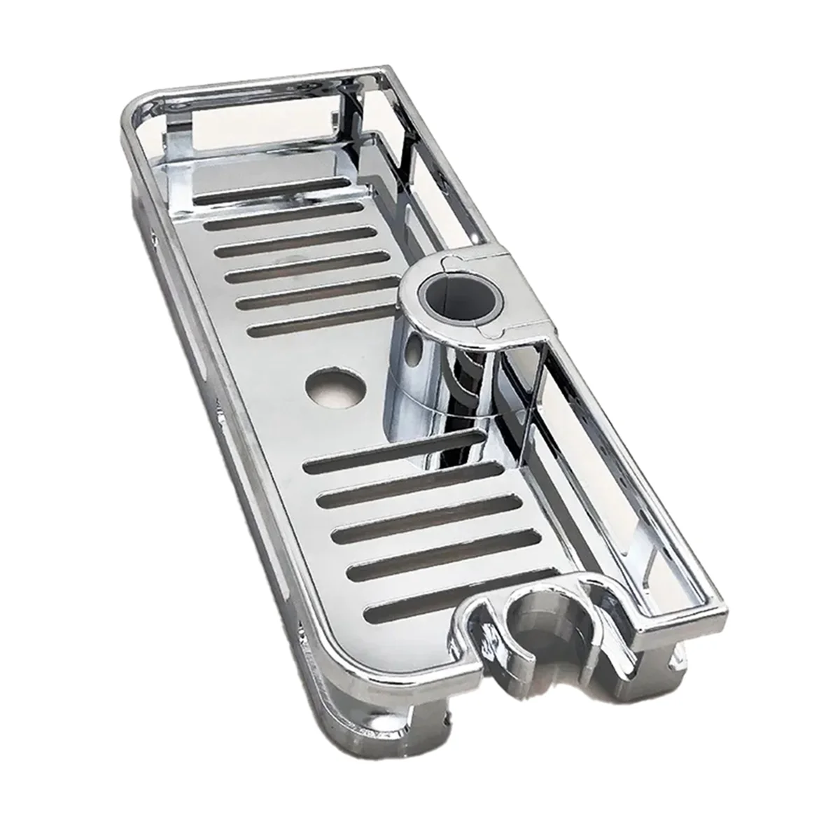 

A9oP- Multifunction Organizer Bathroom Lifting Rod Removable Stand No Drilling Soap Holder Shower Shelf Storage Rack Tray