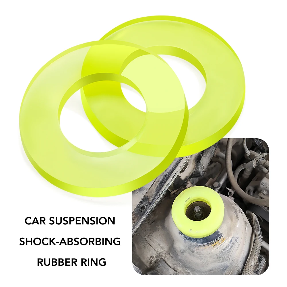 2Pcs Shock-Absorbing Pad Bushing Car Front Hood Strut Top Rubber Mount Tower Protector For Fiat Punto 500 Grande Panda Bravo II