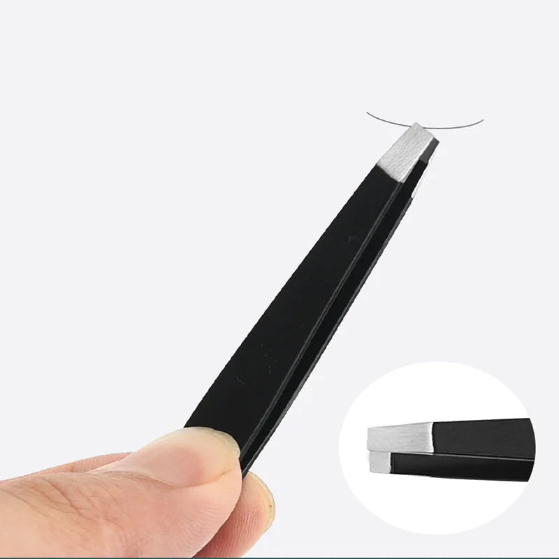 4 eyebrow tweezers Eyebrow tweezers Multi-functional hair removal makeup tool clip
