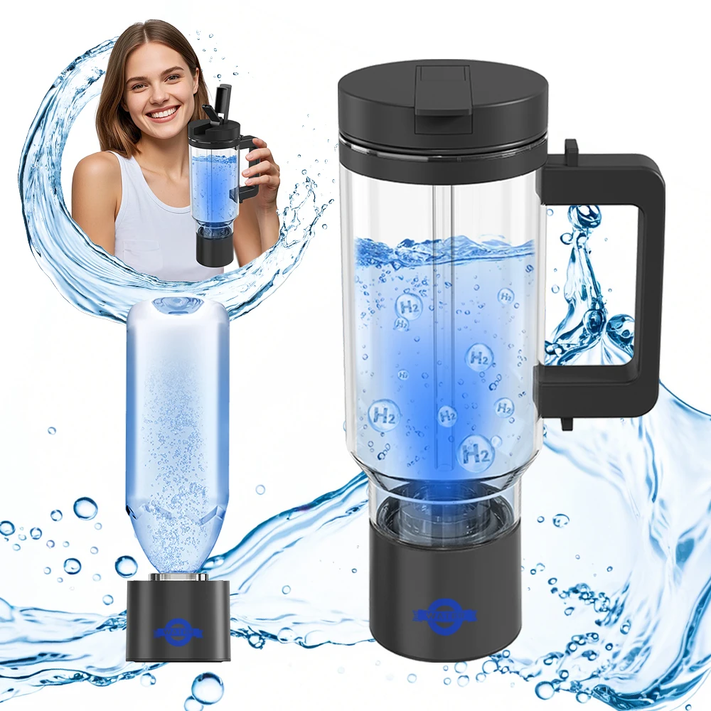 Hydrogen Water Bottle With Touch Screen SPE USB Hydrogen-water-bottle Portable Hydrogen Generator H2 Water Bottle For Gifts