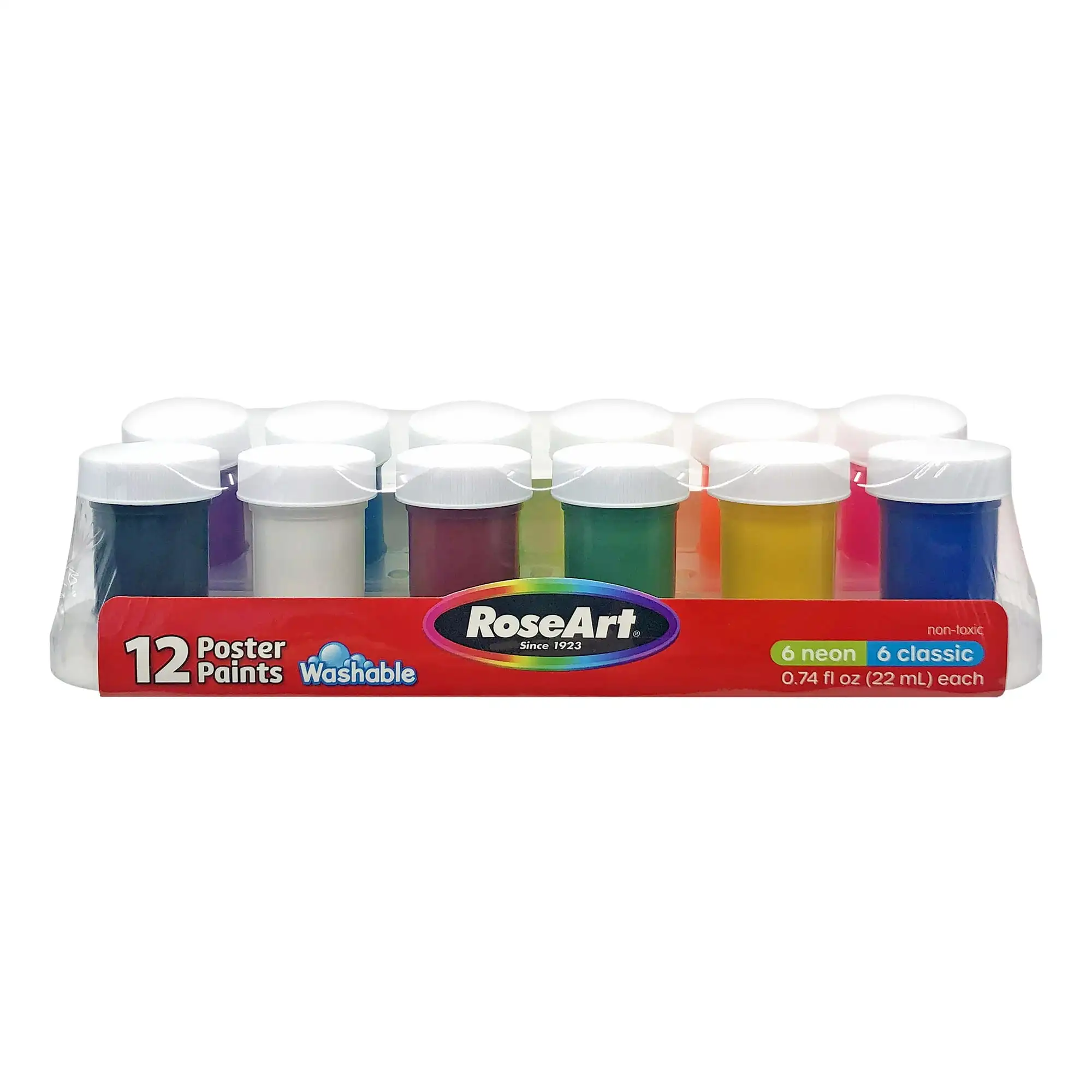 Washable Tandem Paint, 12 Vibrant Colors