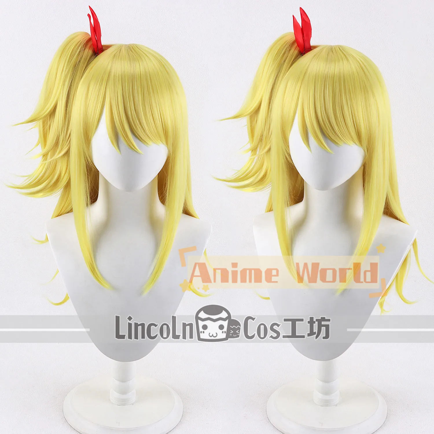 

Anime Lucy Heartfilia Cosplay Wig Halloween Carnival Party Props Synthetic Hair Heat Resistant Fiber + Wig Cap