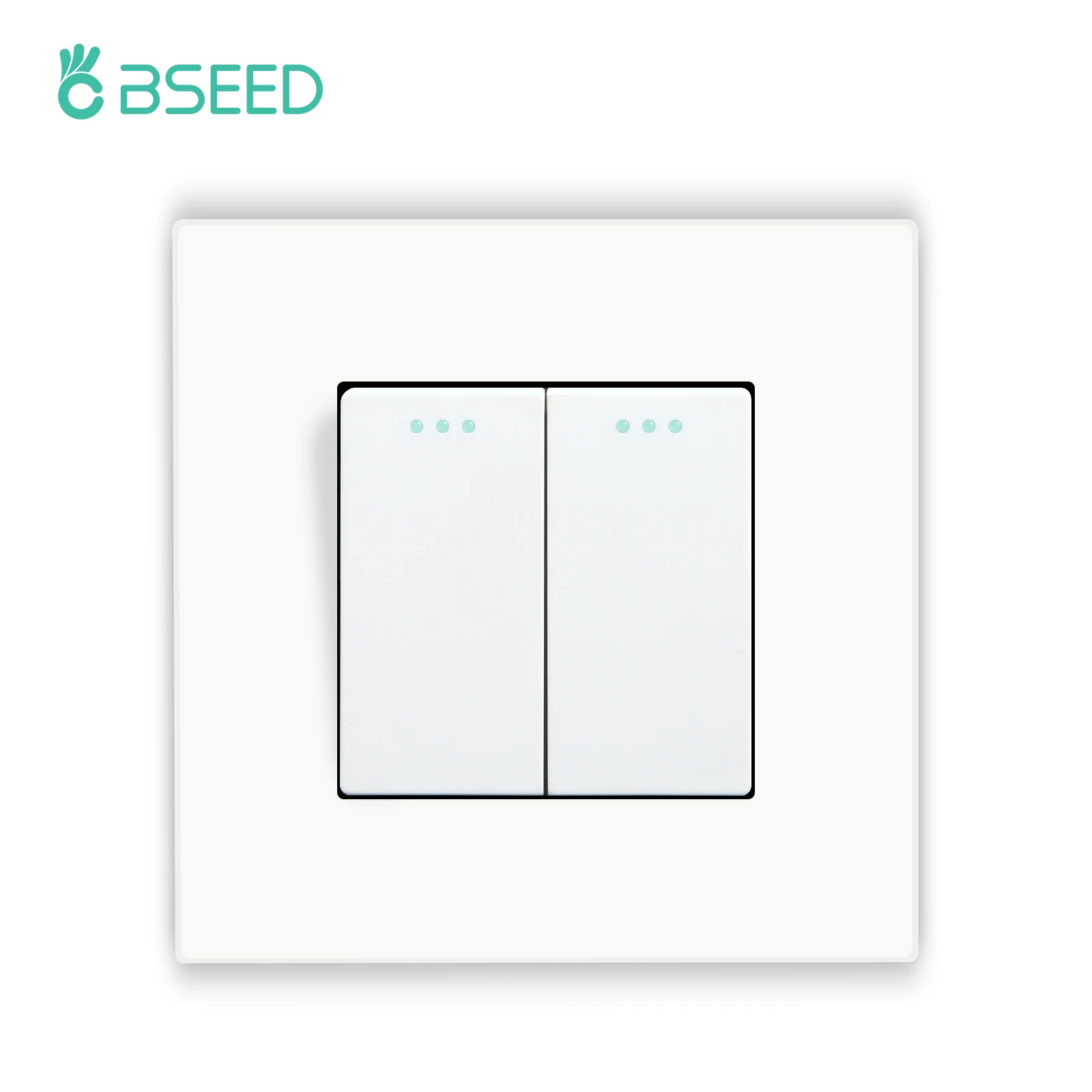 BSEED EU-Wandsteckdosen Typ C USB-Steckdosen Doppelte Steckdosen Dreifachsteckdosen Kunststoffrahmen Deutschland Steckdose mit Dual-USB