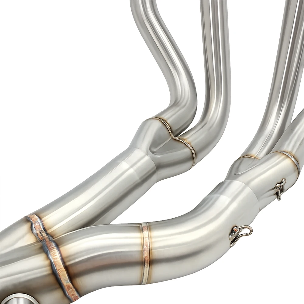 GSX1300R Motorcycle Exhaust Front Middle Muffler Pipe GSX1300R HAYABUSA 2008-2020 For SUZUKI Stainless Steel Exhaust Header Pipe
