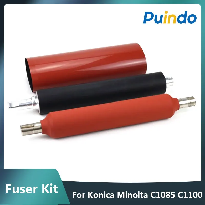 

Upper Fuser Roller Lower Fuser Roller Fuser Film for Konica Minolta Bizhub Press C1085 C1100 C6085 C6110 C6100