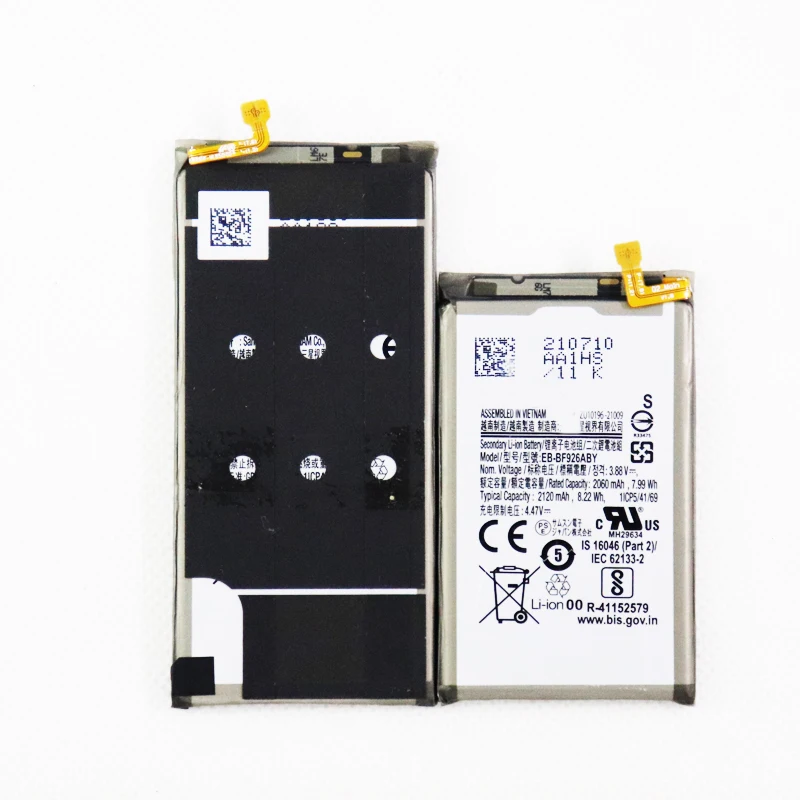 

EB-BF926ABY EB-BF927ABY Battery For Samsung Galaxy Z Fold 3 5G F926 F927 2120mAh 2280mAh Phone Bateria