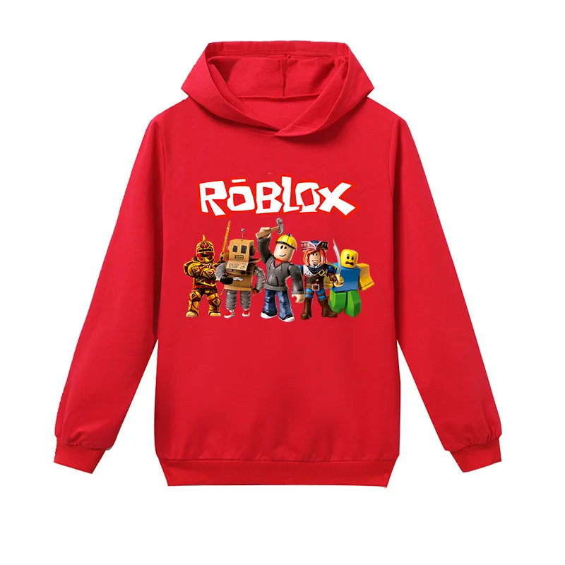 Nouveau jeu ROBLOX série thème dessin animé imprime à capuche automne hiver décontracté chaud mode sweat à capuche vêtements cadeaux
