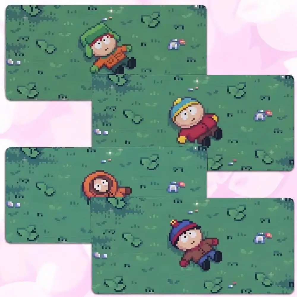 adult comedy cartoon S-South Park Mouse Pad Thick Lock Edge Gaming Desk Mat Large Size PC Mouse Pad Home decor
