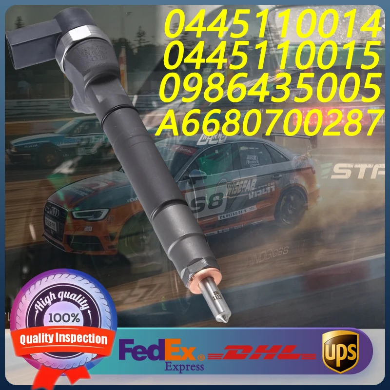 

0445110014 0445110015 0986435005 A6680700287 Common Rail Injector For MERCEDES BENZ Serie A 160 170 CDI OM668 Engine