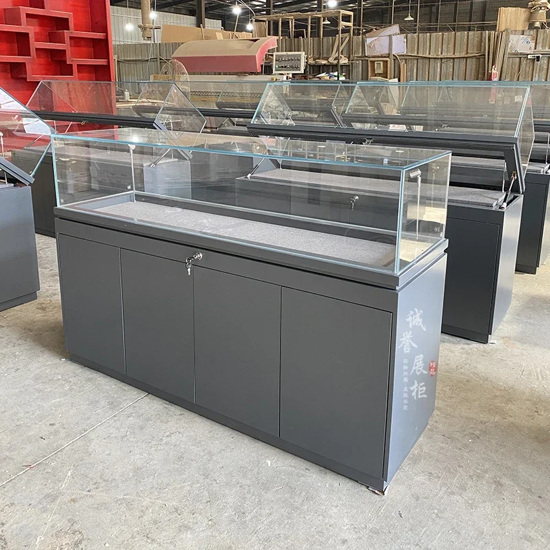 

Museum Display Cabinet Books Cultural Relics Exhibition Glass Cabinet Cultural Museum Exhibition Hall Showcase