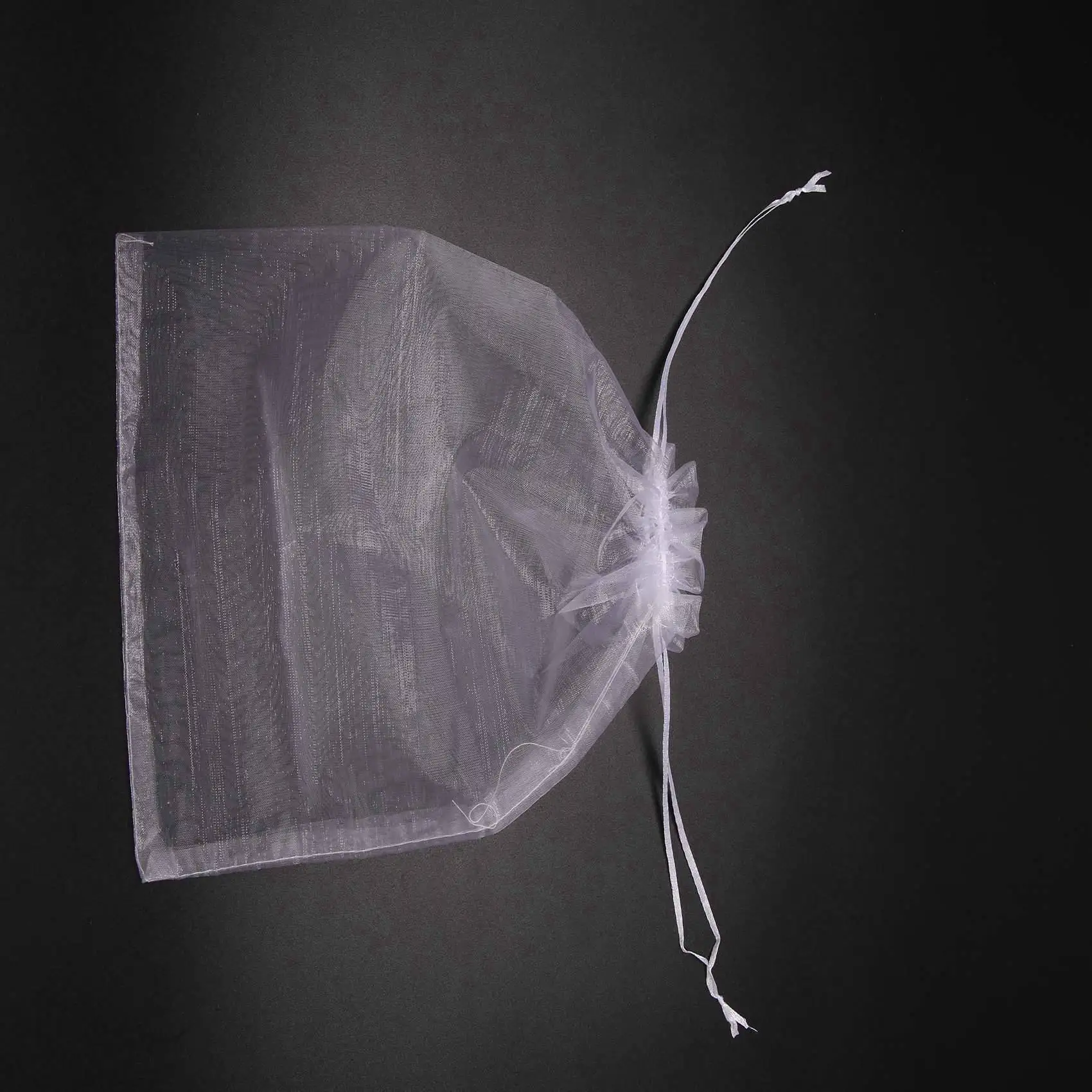 

Qy-200Pcs Large Organza Bags, 20X30 Cm Mesh Gift Bags Drawstring Jewelry Pouches For Christmas Wedding(10 Colors)